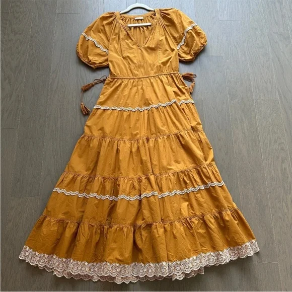 Ulla Johnson - Claribel Dress - Women - Cotton/Polyester - 2 - Yellow - Picture 3 of 8